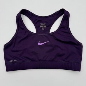 Womens Dark Purple Nike Sports Bra Size M